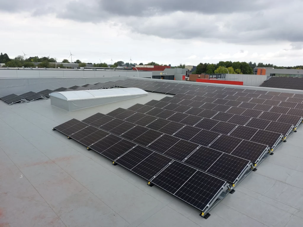 fotovoltaïsche installatie voor bedrijf.